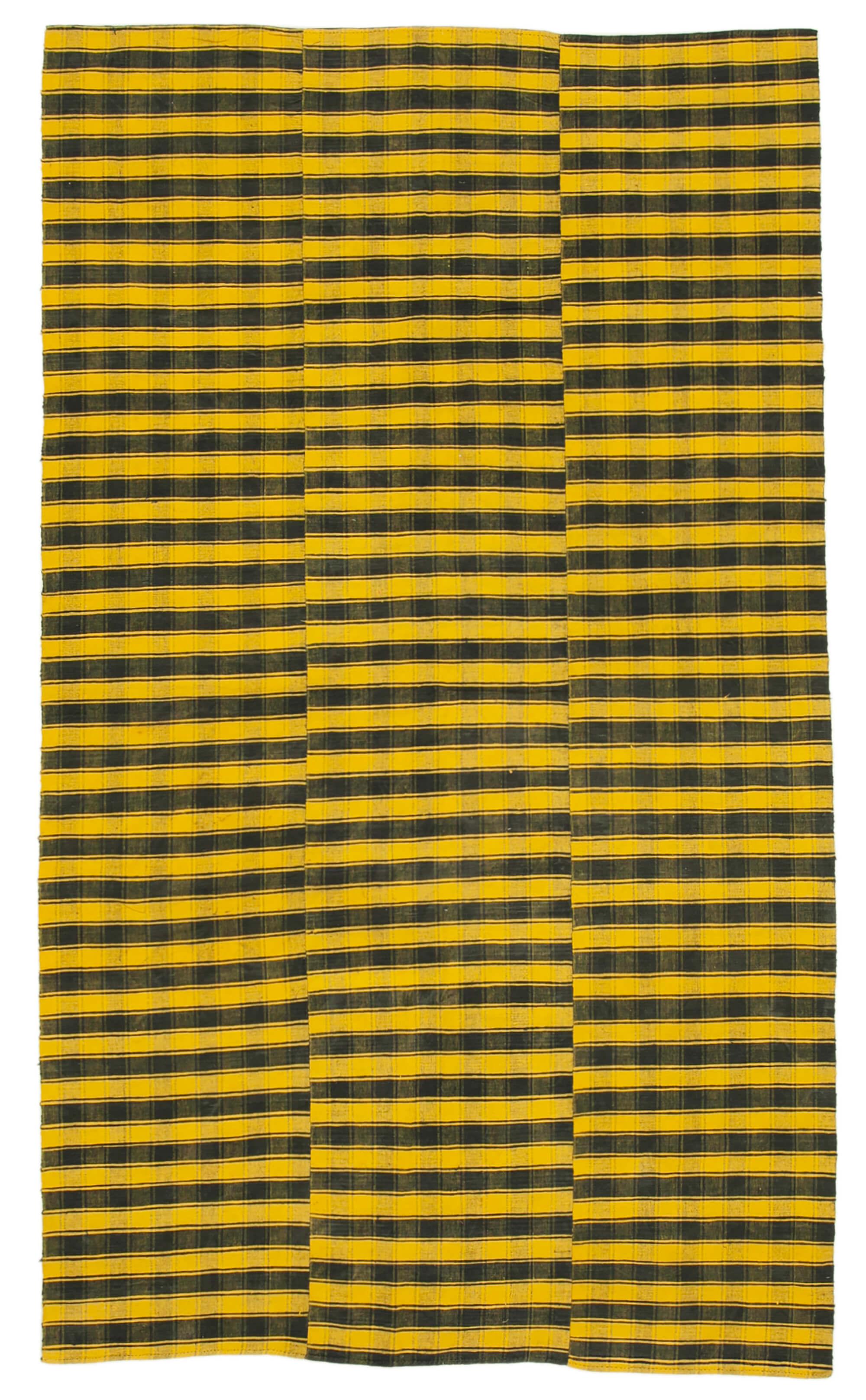 6 x 10 Yellow Vintage Kilim Rug - 1284