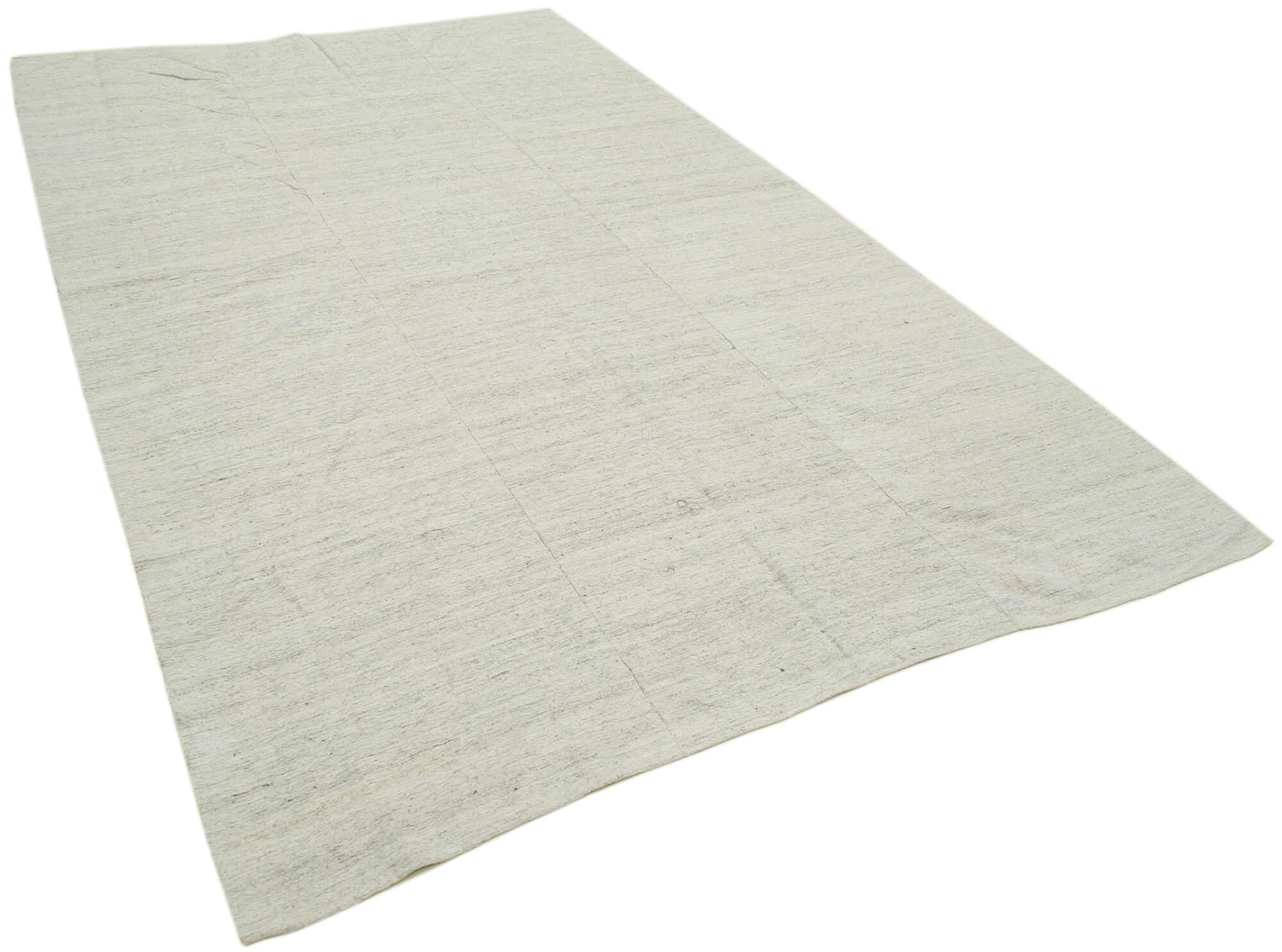 6 x 11 White Vintage Kilim Rug - 1286