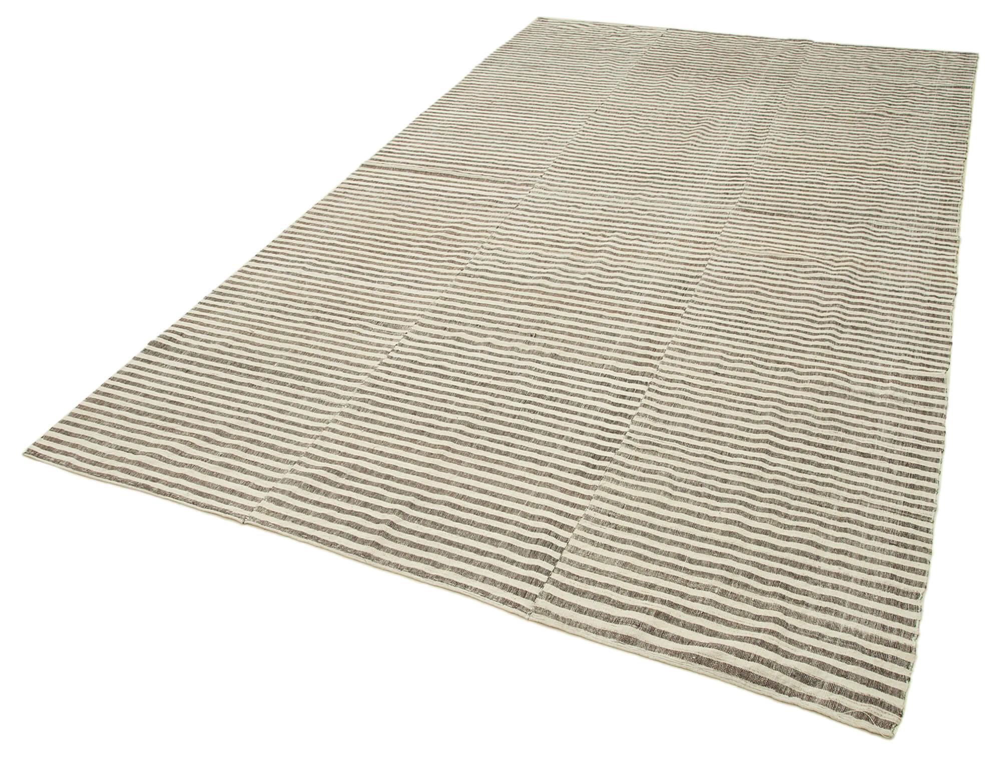 6 x 10 Beige Vintage Kilim Rug - 1297