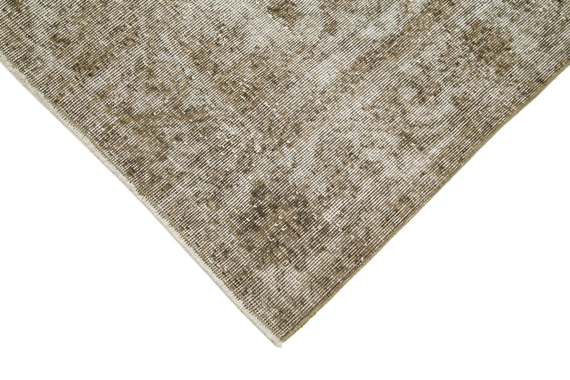 3 x 10 Beige Overdyed Runner Rug - 1307