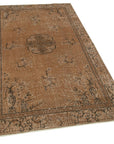 4 x 7 Brown Overdyed Rug - 1481