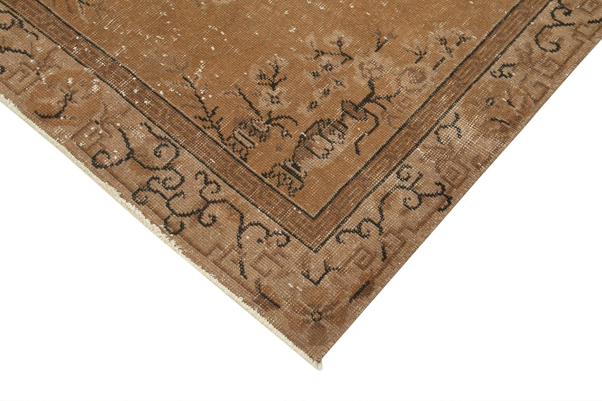 4 x 7 Brown Overdyed Rug - 1481