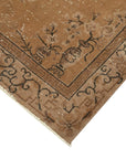 4 x 7 Brown Overdyed Rug - 1481