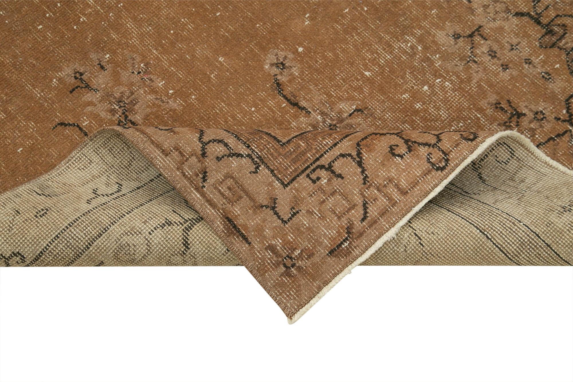 4 x 7 Brown Overdyed Rug - 1481