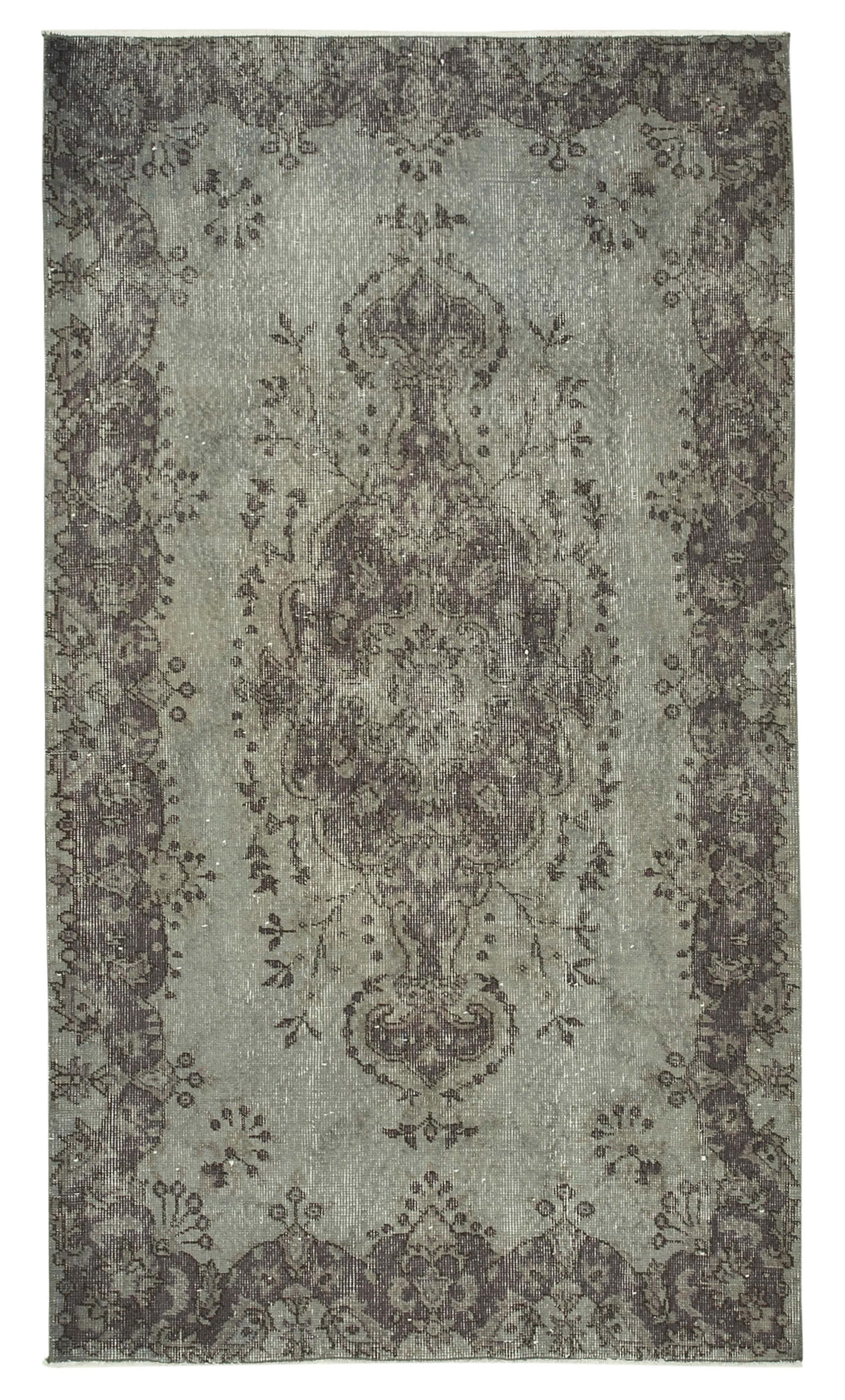 4 x 7 Grey Overdyed Rug - 1482