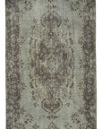 4 x 7 Grey Overdyed Rug - 1482