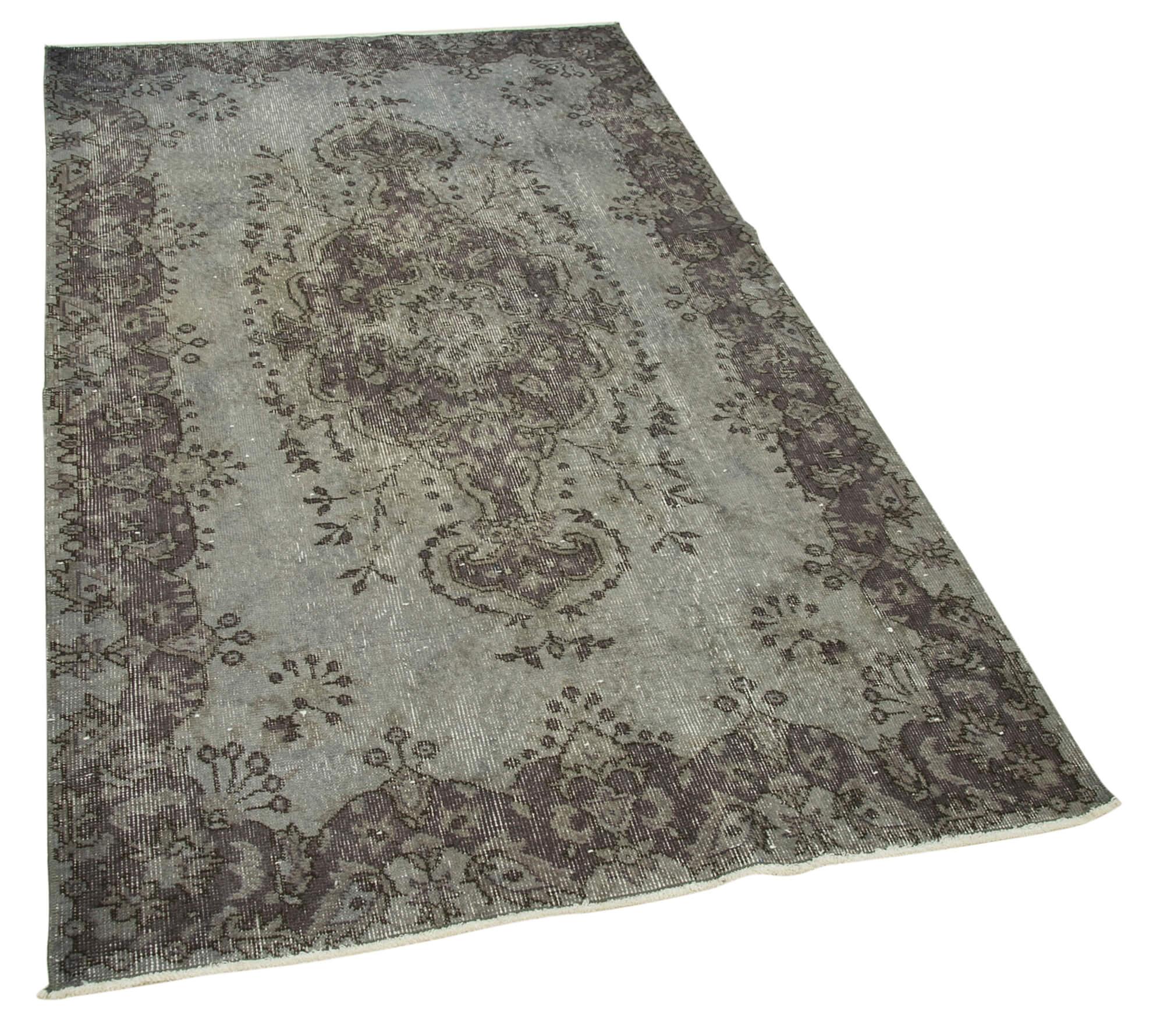 4 x 7 Grey Overdyed Rug - 1482