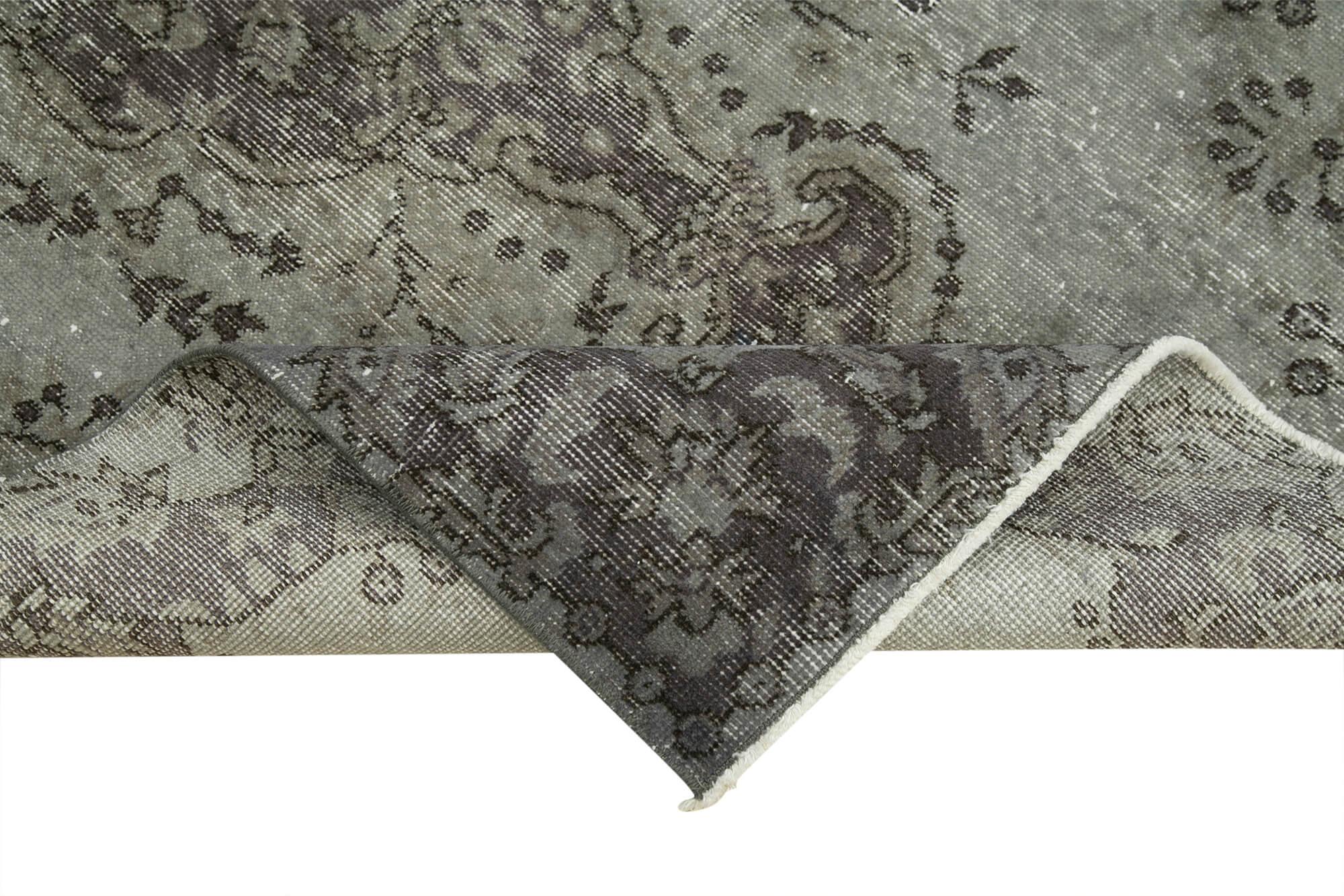 4 x 7 Grey Overdyed Rug - 1482