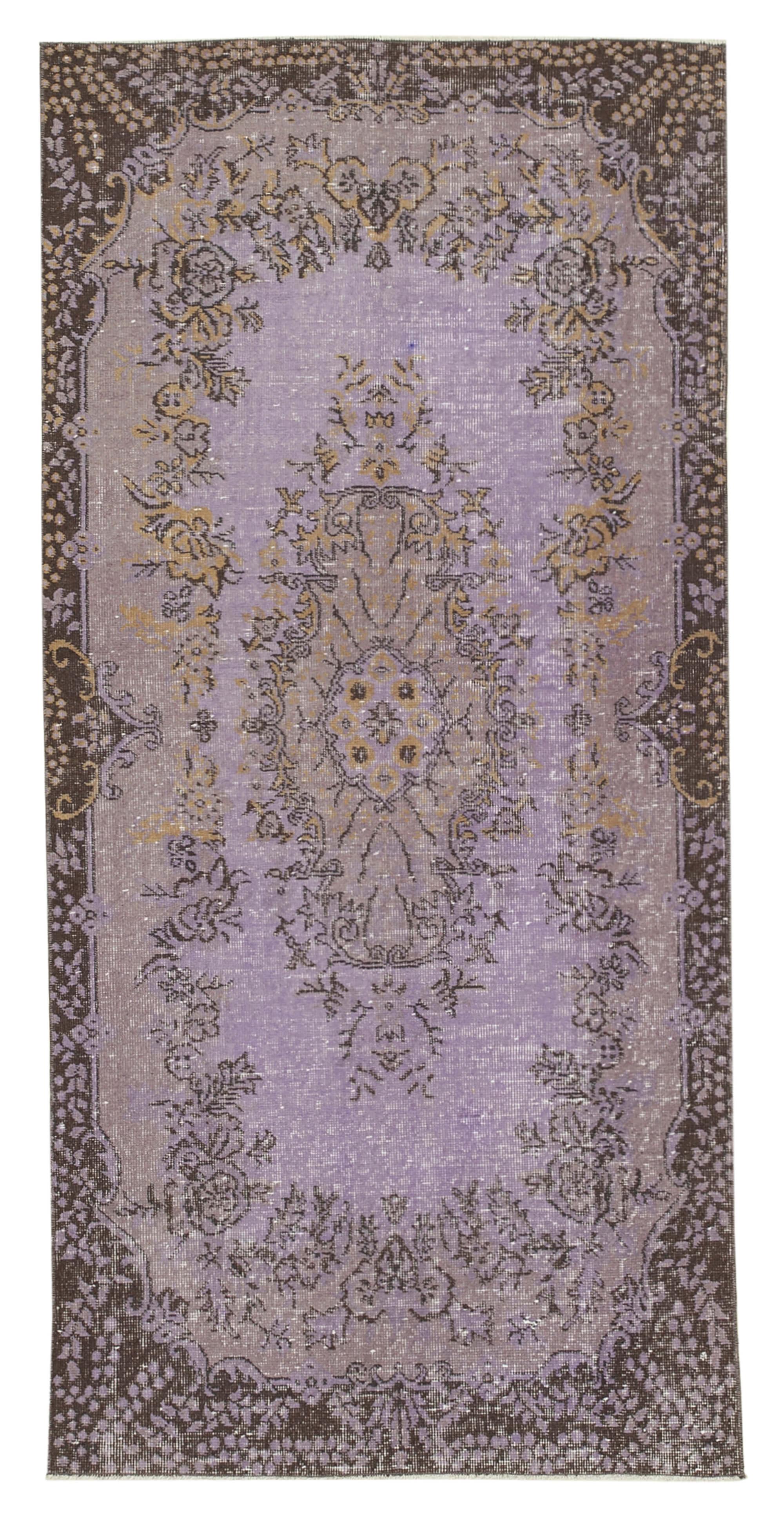 4 x 8 Brown Overdyed Rug - 1483