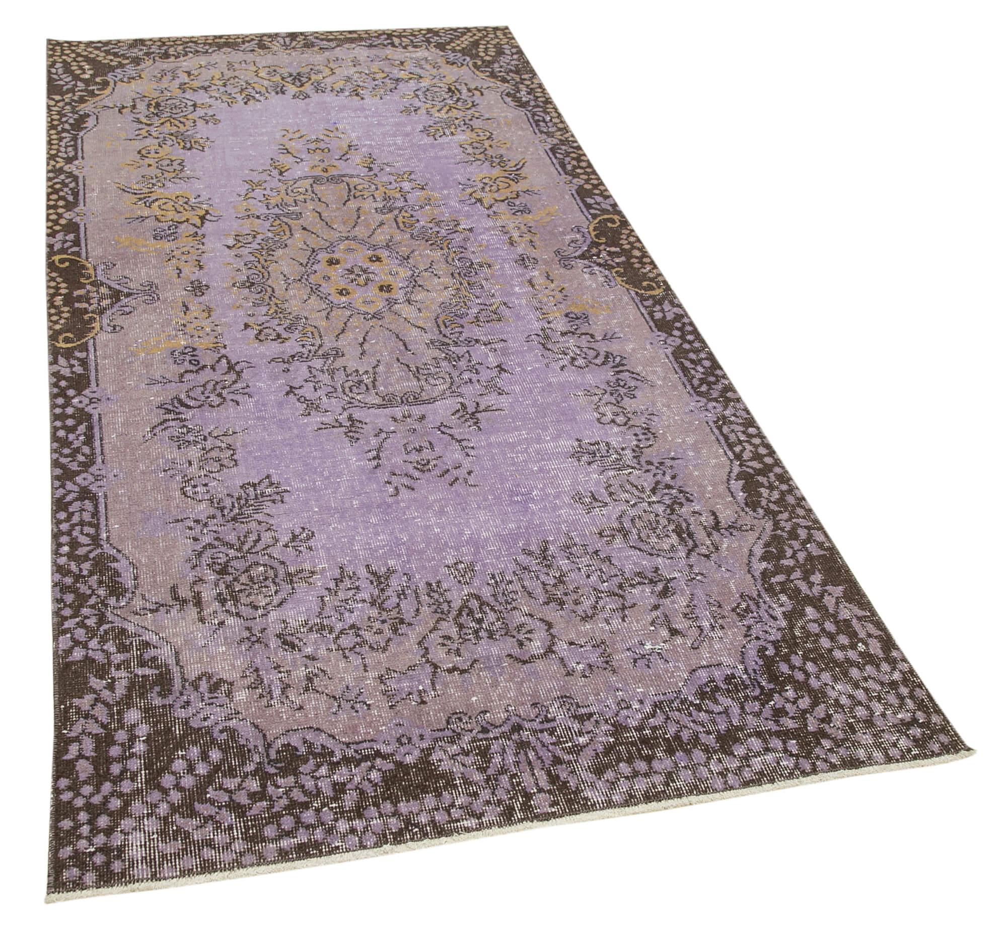 4 x 8 Brown Overdyed Rug - 1483