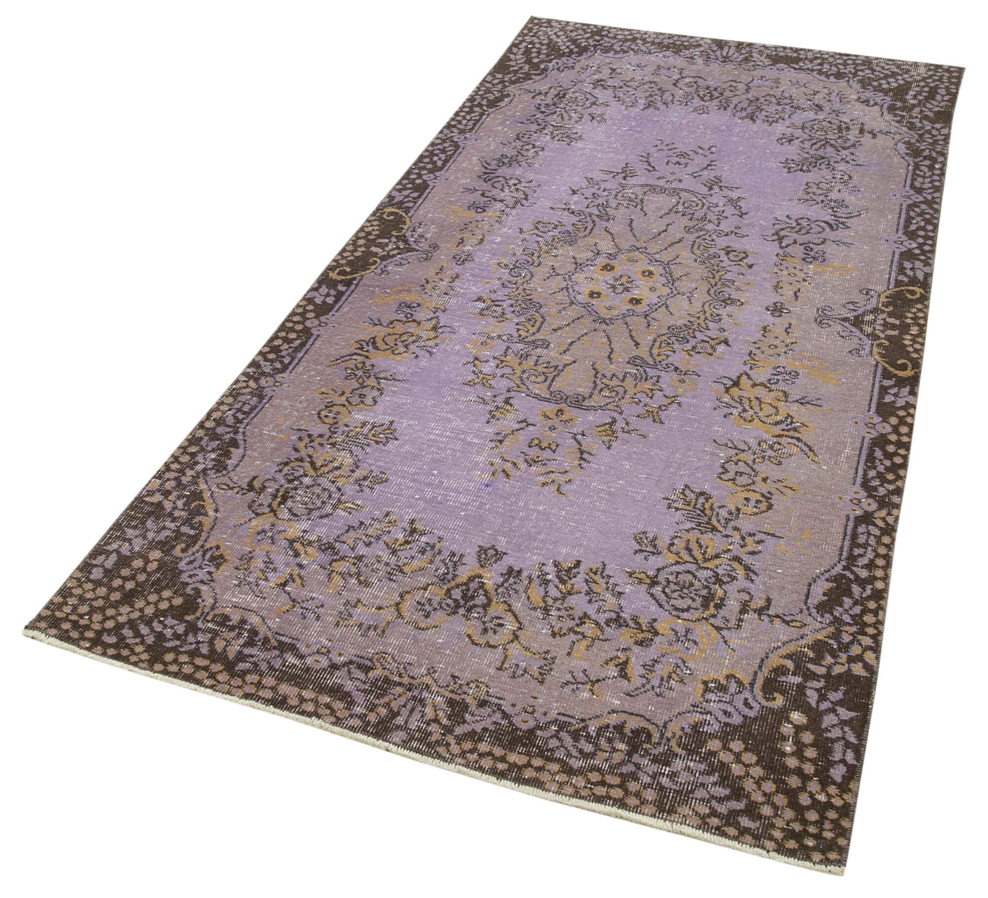 4 x 8 Brown Overdyed Rug - 1483