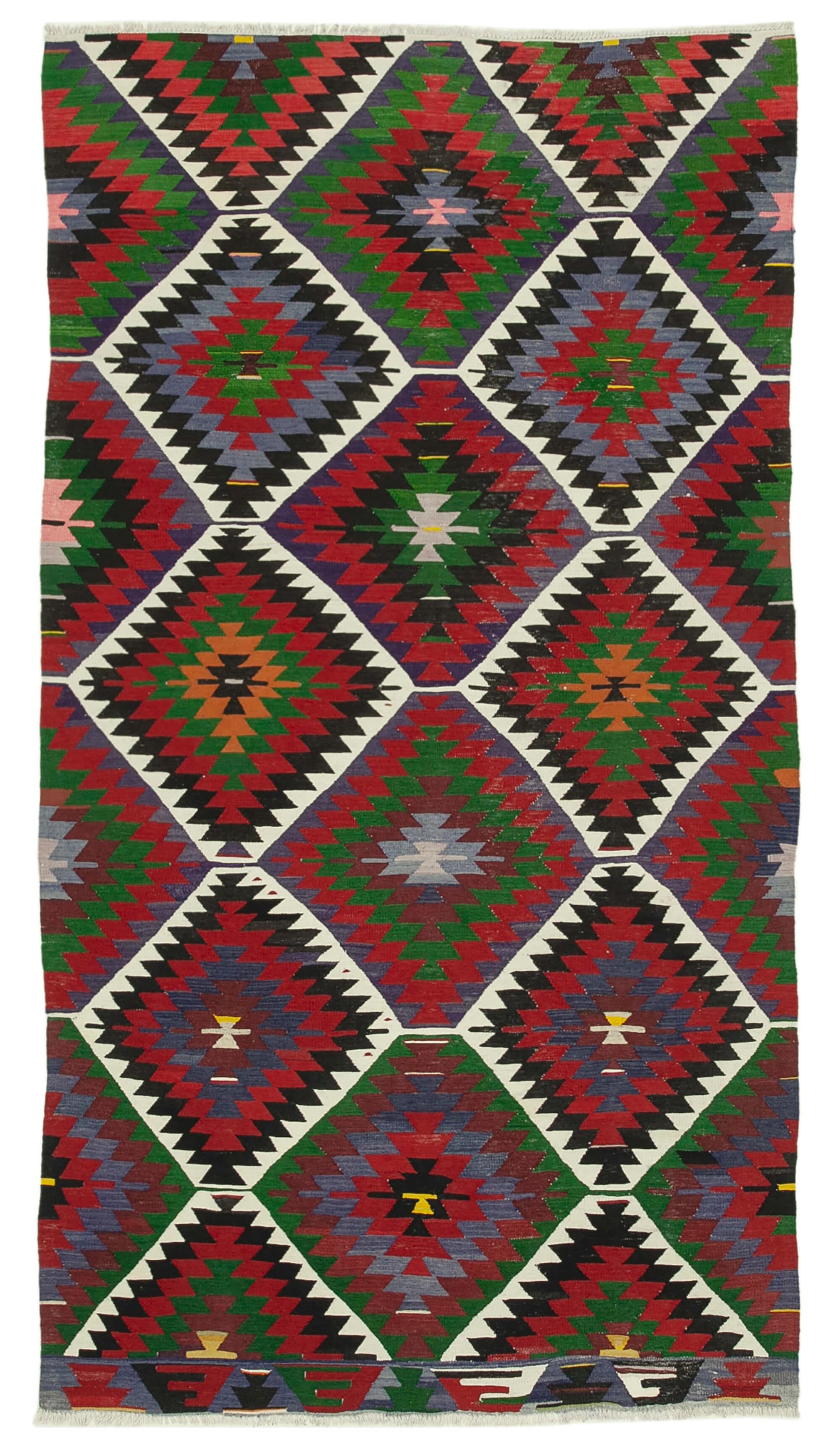 5 x 9 Red Oriental Kilim Rug - 1490