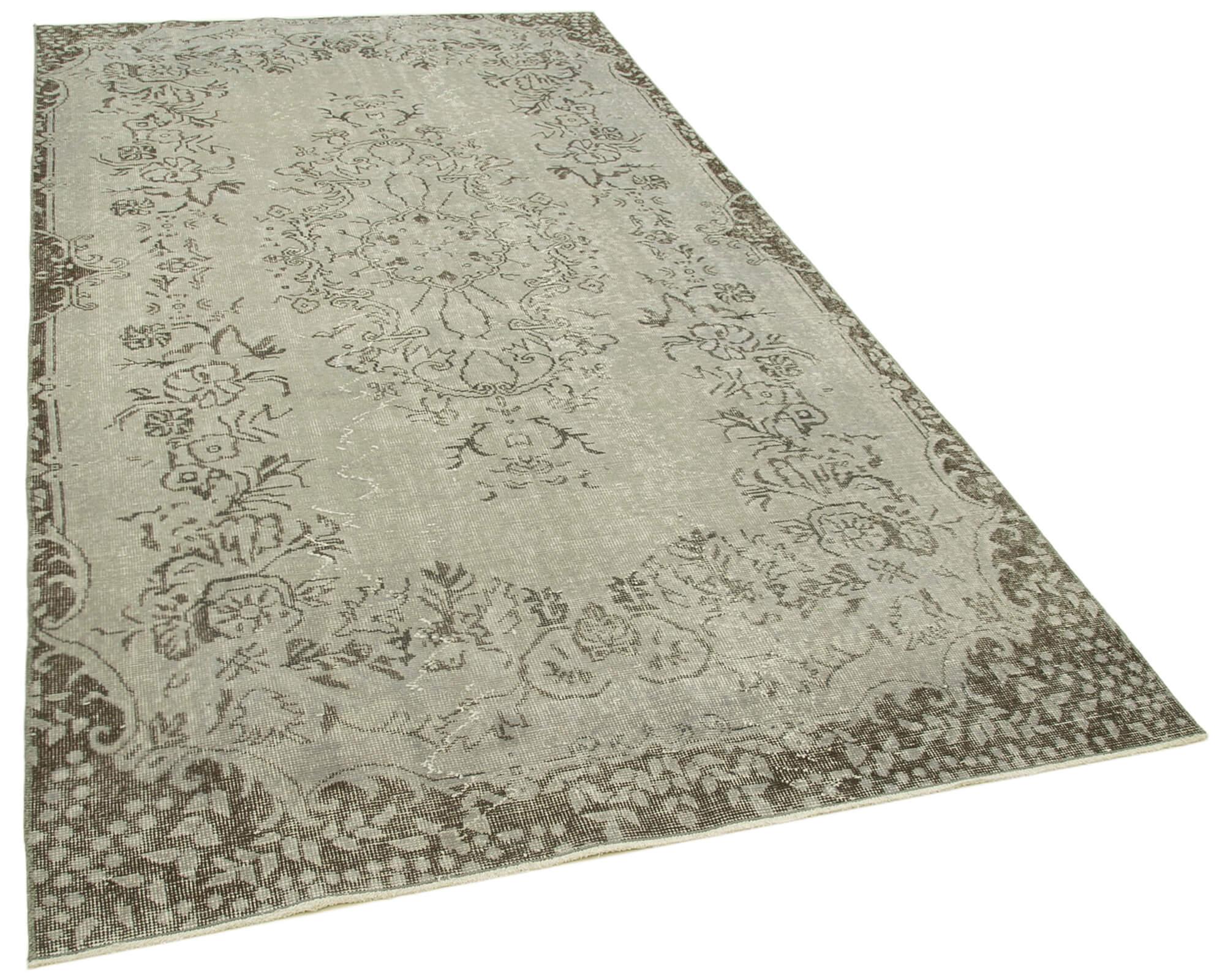 5 x 9 Grey Overdyed Rug - 1660