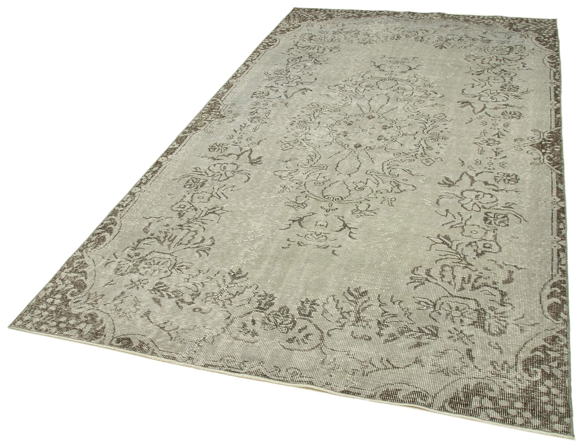 5 x 9 Grey Overdyed Rug - 1660