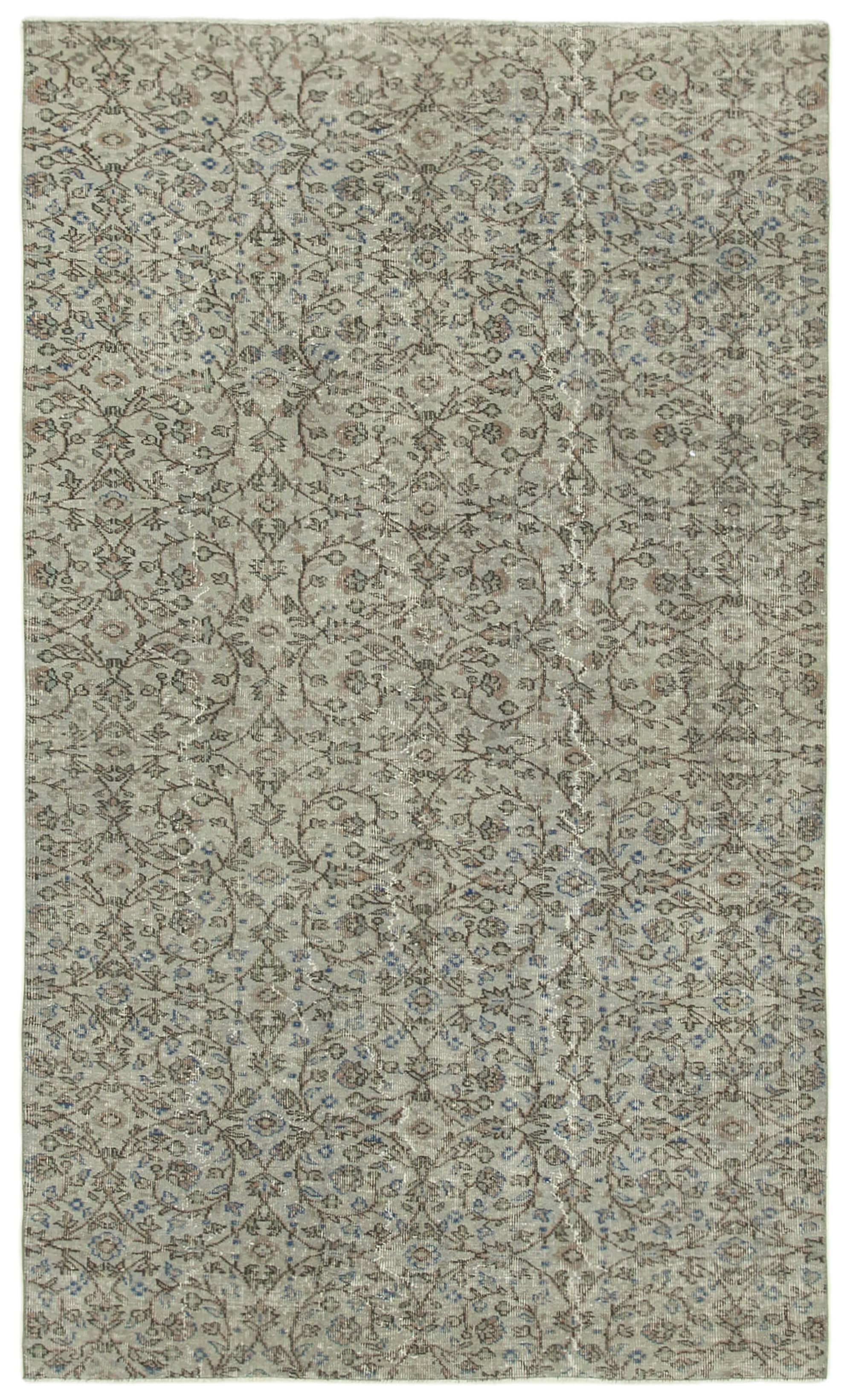 5 x 9 Grey Overdyed Rug - 1661