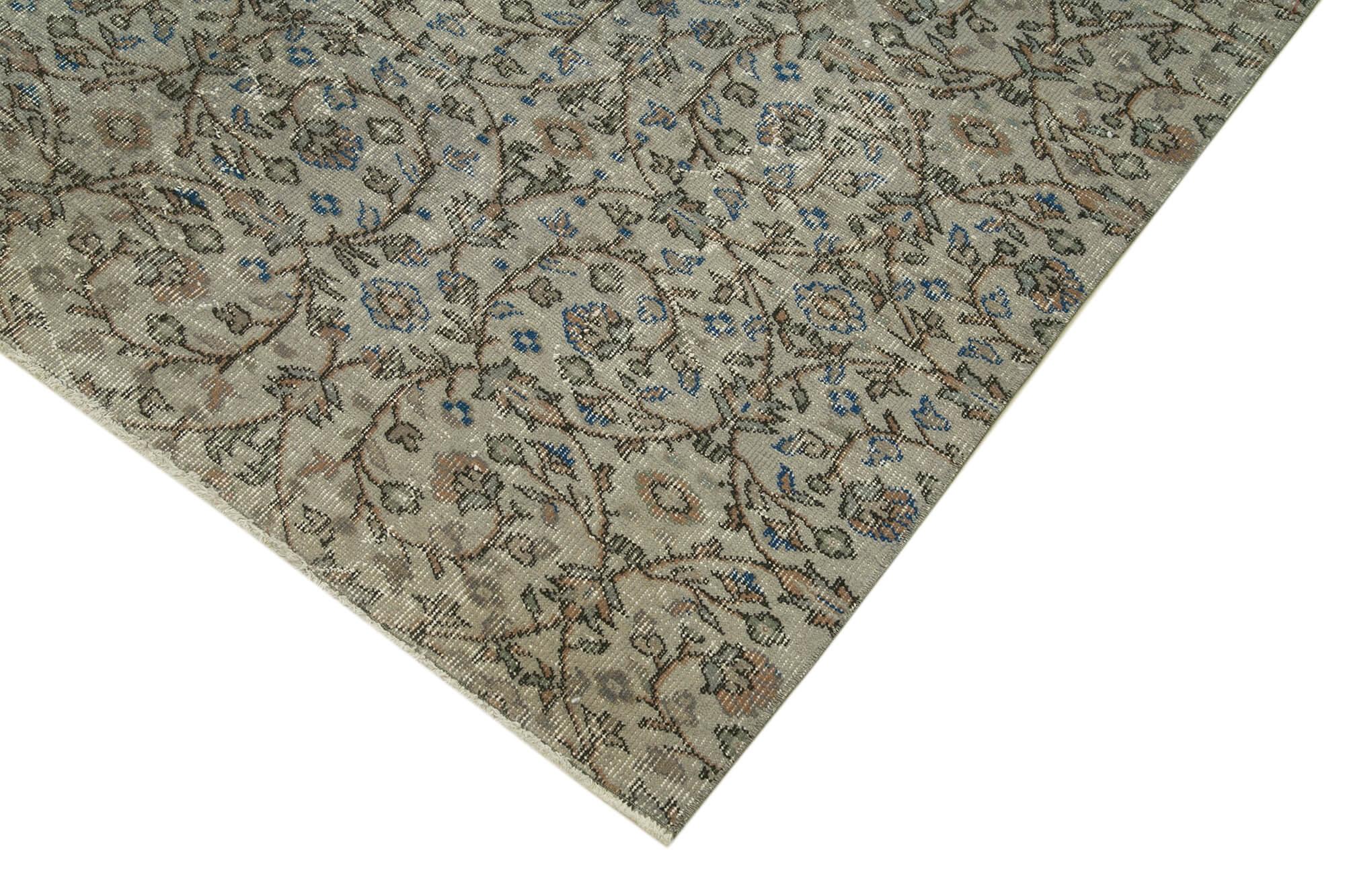 5 x 9 Grey Overdyed Rug - 1661