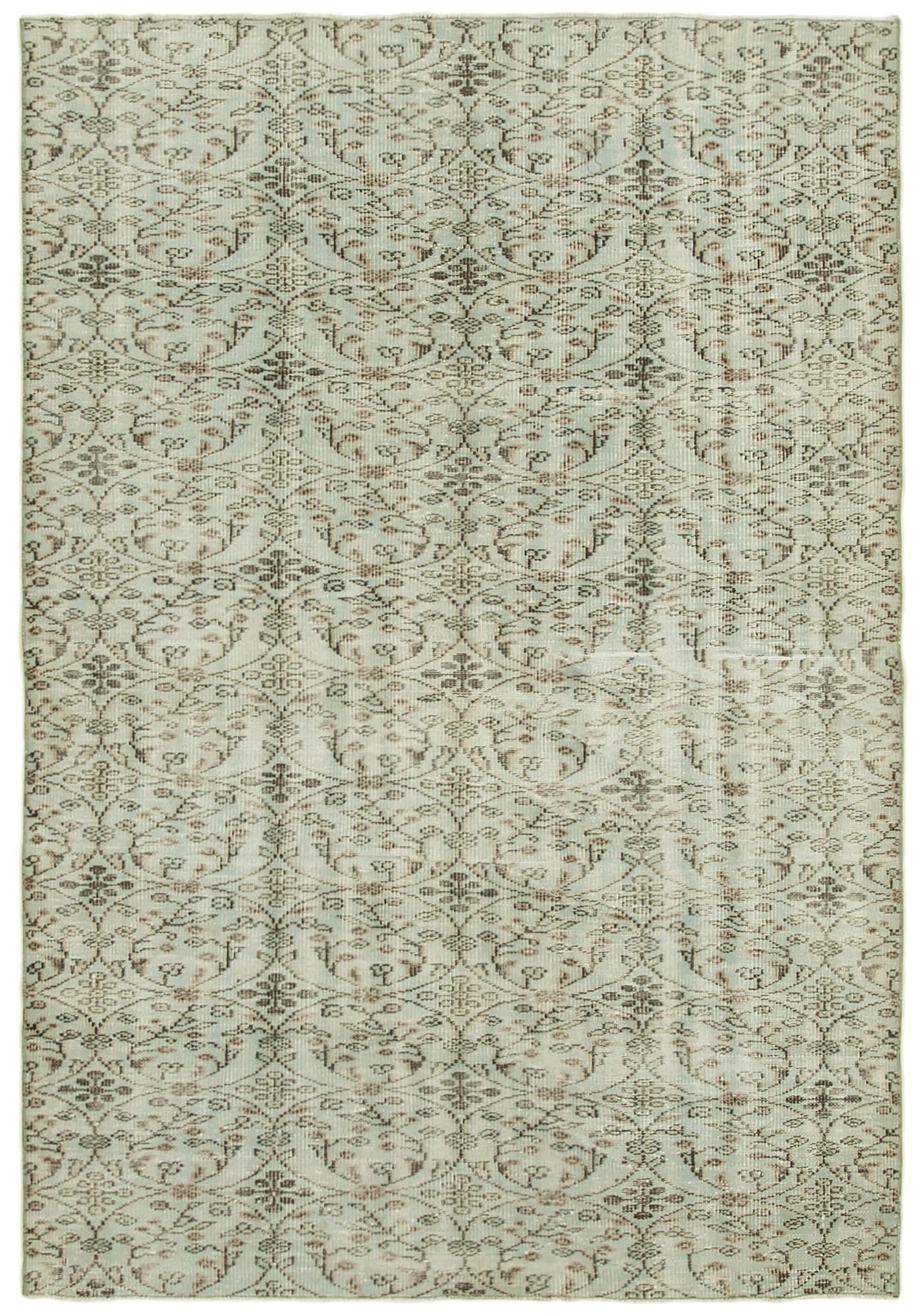 6 x 8 Grey Overdyed Rug - 1662