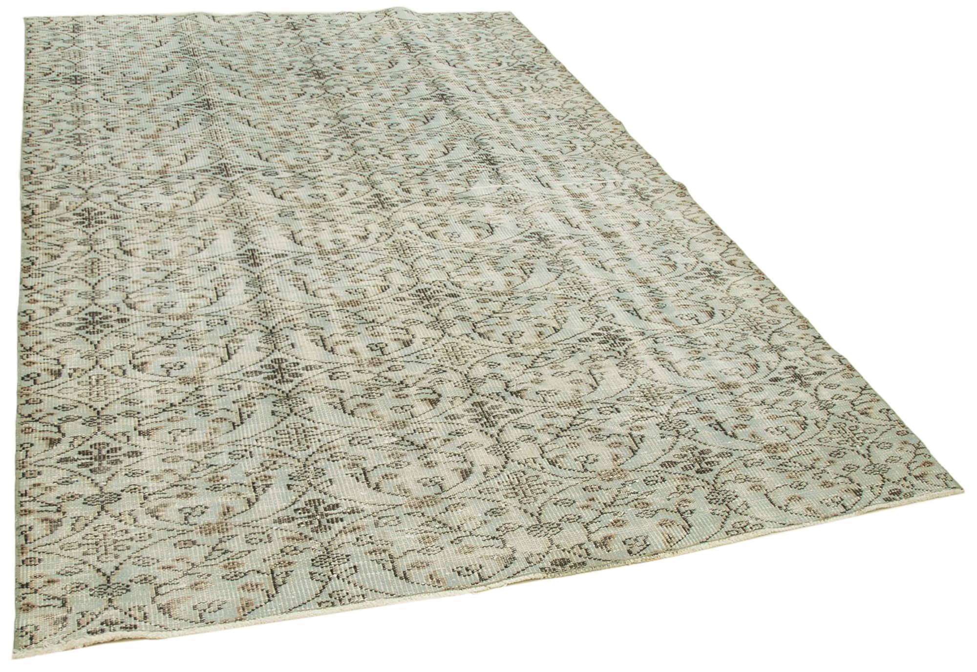 6 x 8 Grey Overdyed Rug - 1662