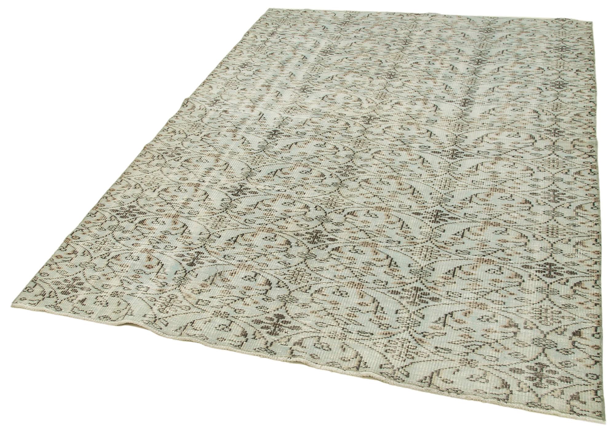 6 x 8 Grey Overdyed Rug - 1662