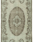 5 x 8 Grey Overdyed Rug - 1666