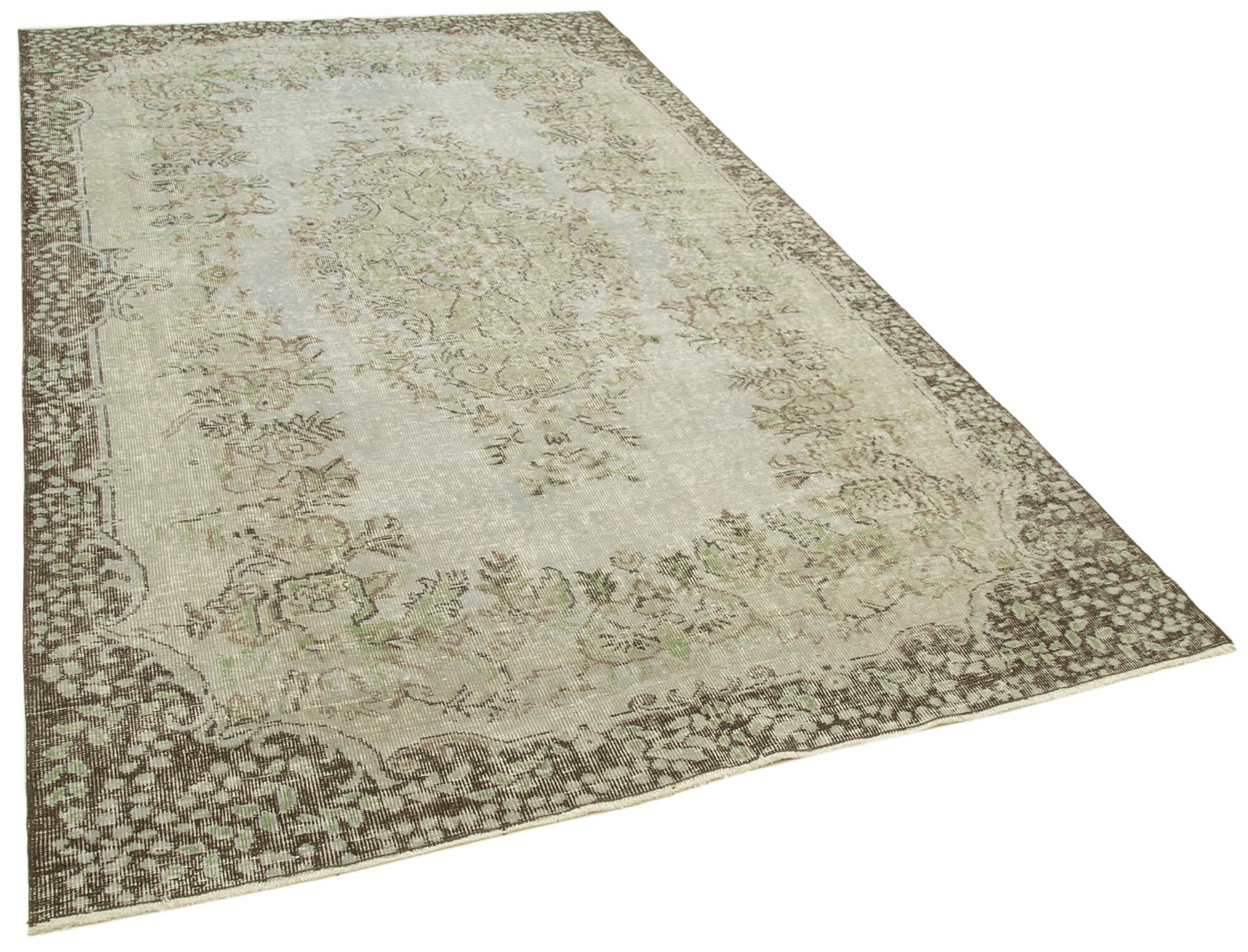 6 x 9 Grey Overdyed Rug - 1667