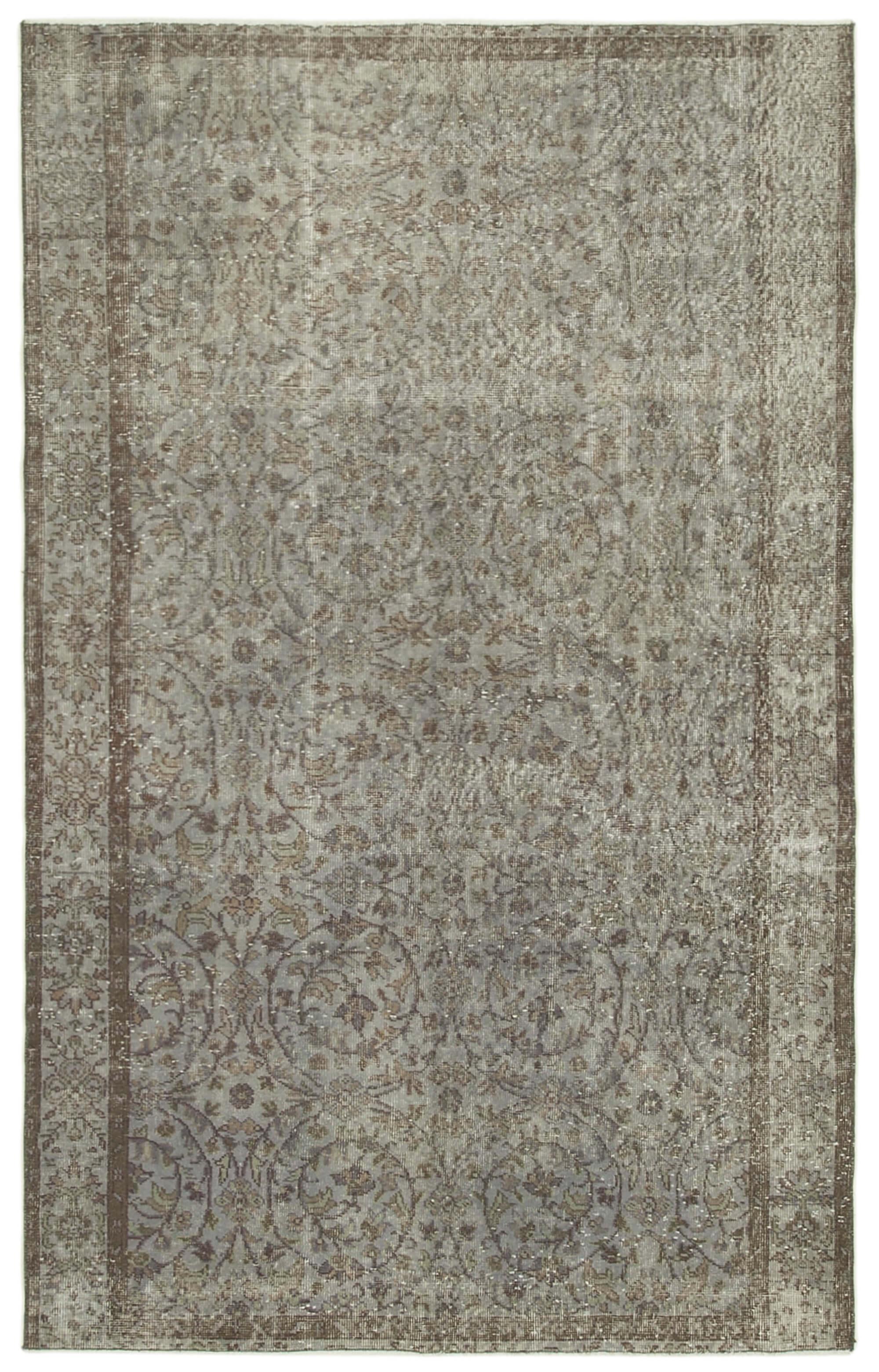 5 x 8 Grey Overdyed Rug - 1668