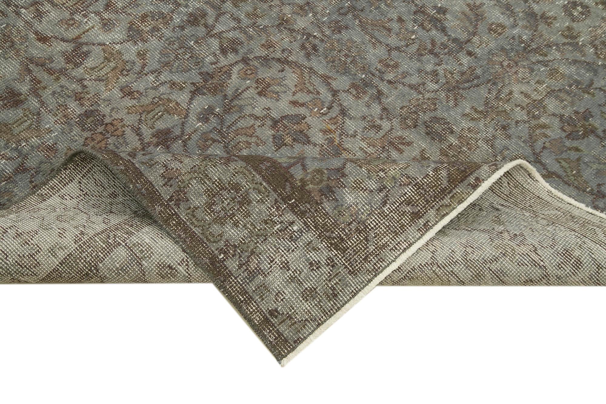 5 x 8 Grey Overdyed Rug - 1668