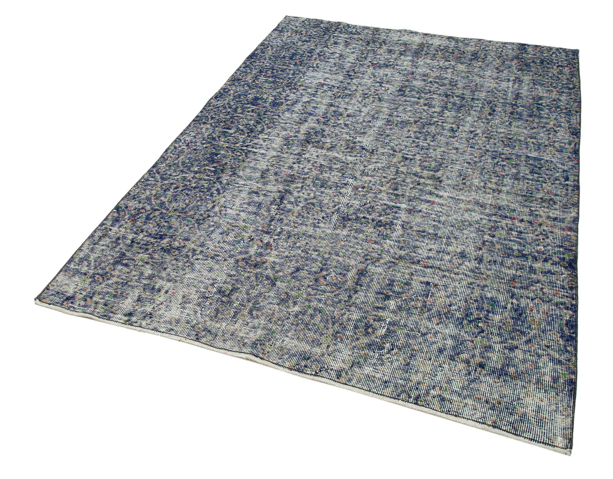 5 x 7 Blue Bohemian Rug  - 1669