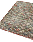 4 x 8 Beige Bohemian Rug  - 1670