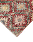 5 x 9 Red Bohemian Rug  - 1673