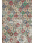 6 x 9 Beige Bohemian Rug  - 1675