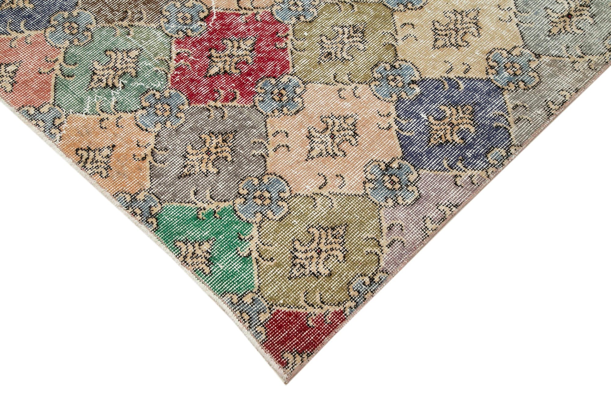 6 x 9 Beige Bohemian Rug  - 1675