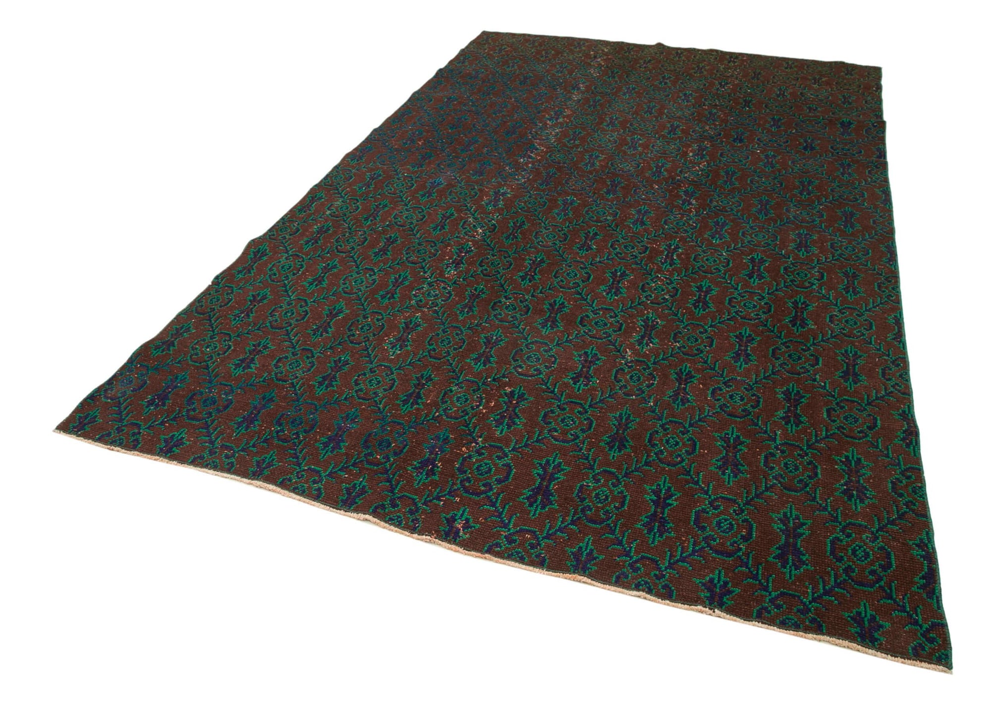 6 x 10 Brown Bohemian Rug  - 1676