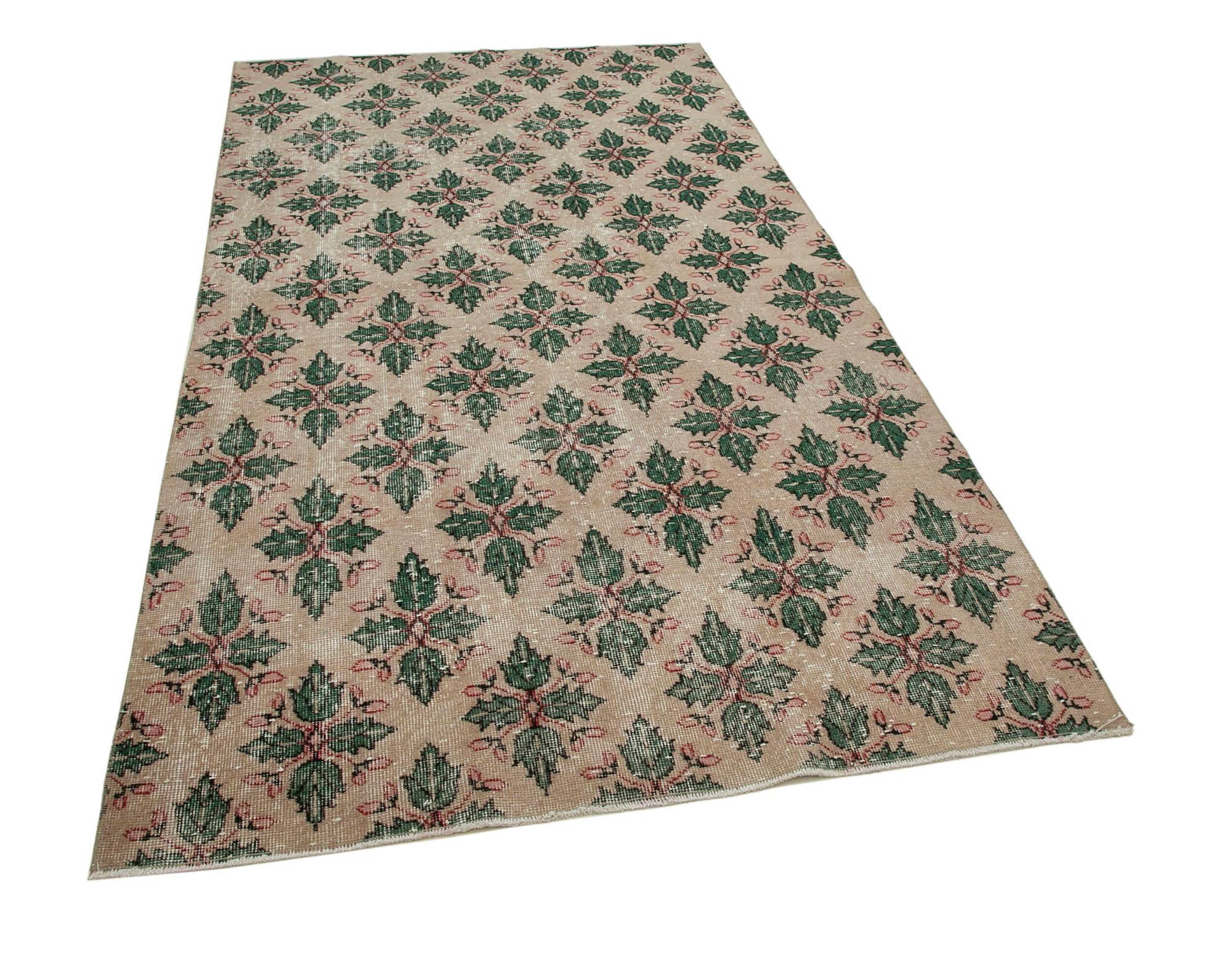 5 x 8 Beige Bohemian Rug  - 1677