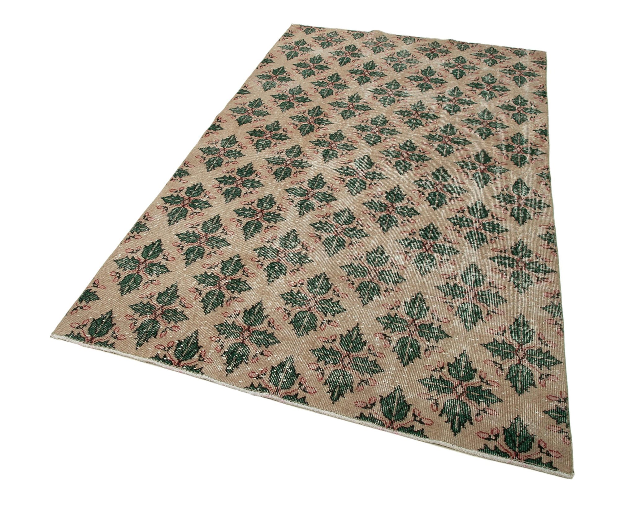 5 x 8 Beige Bohemian Rug  - 1677