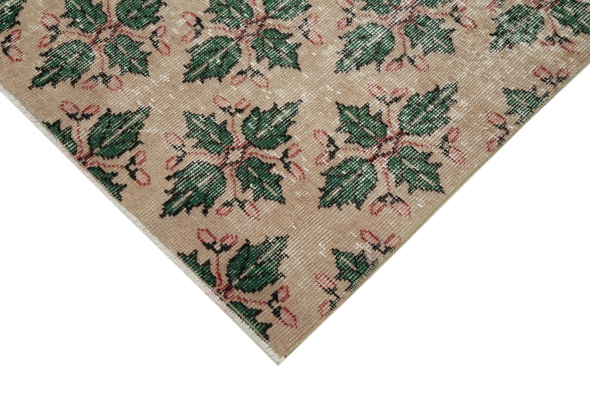 5 x 8 Beige Bohemian Rug  - 1677