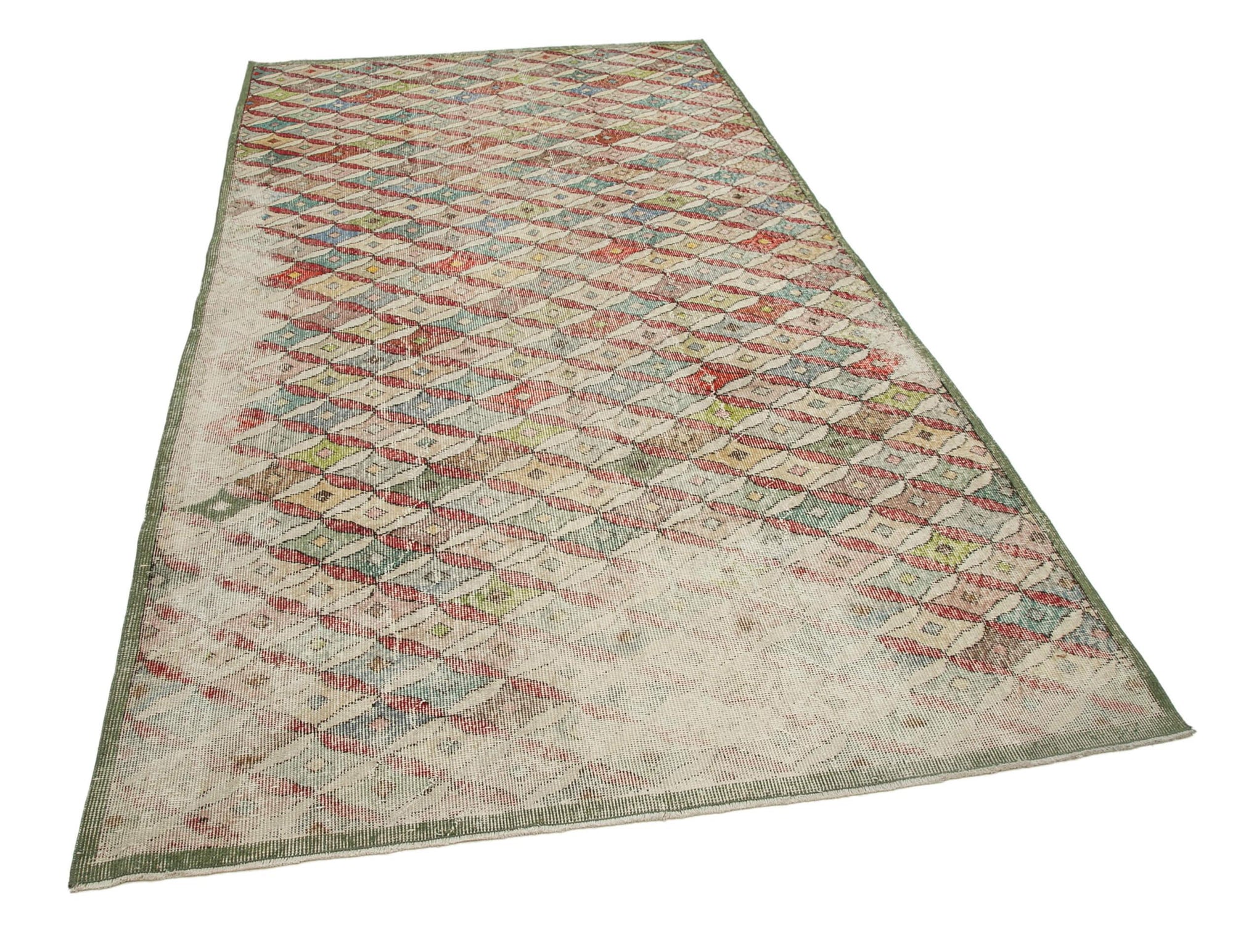 5 x 9 Beige Bohemian Rug  - 1678