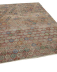 6 x 9 Beige Bohemian Rug  - 1684