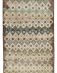 5 x 9 Beige Bohemian Rug  - 1689