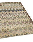 5 x 9 Beige Bohemian Rug  - 1689