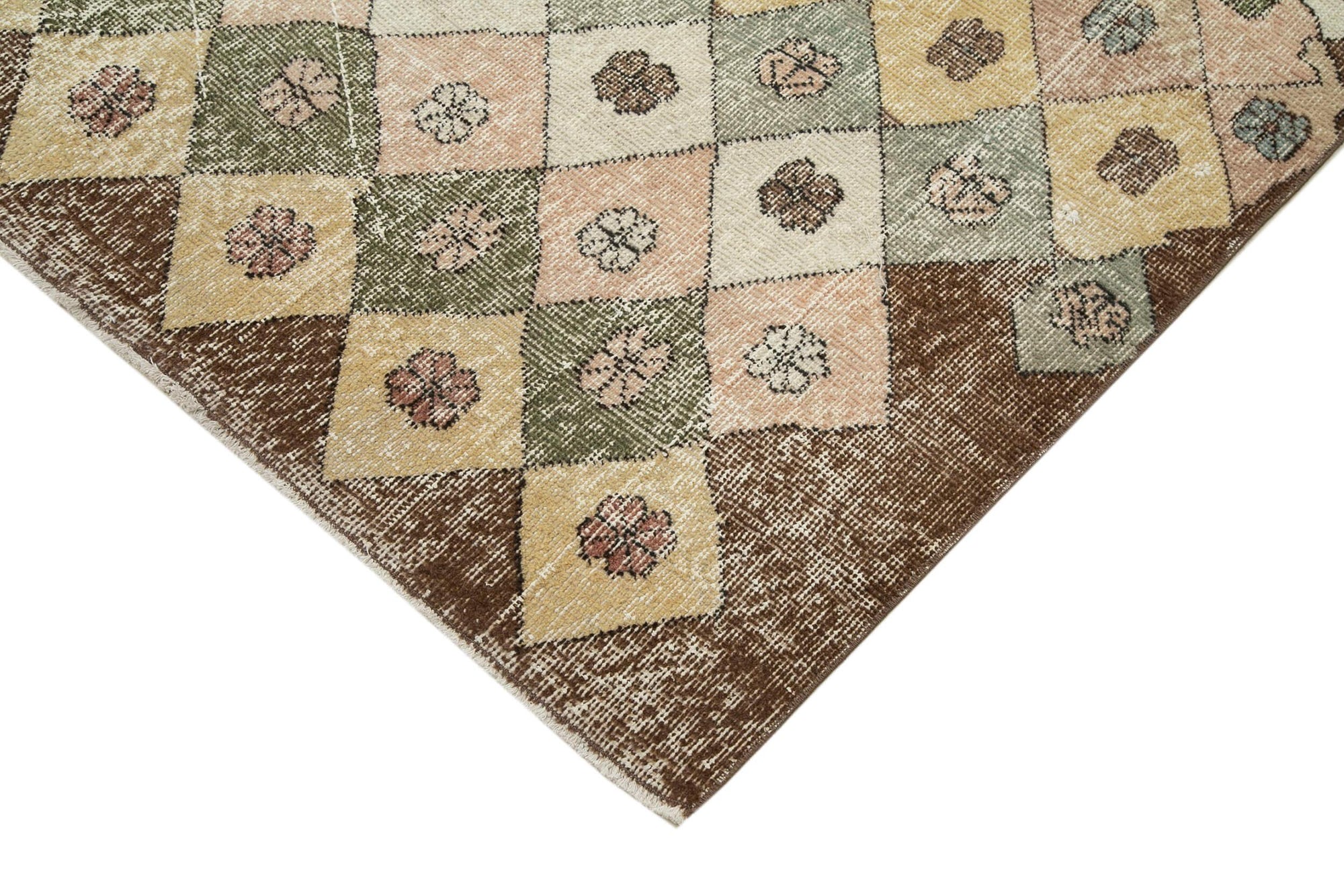 5 x 9 Beige Bohemian Rug  - 1689