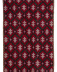 6 x 10 Red Bohemian Rug  - 1693