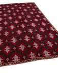 6 x 10 Red Bohemian Rug  - 1693