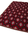 6 x 10 Red Bohemian Rug  - 1693