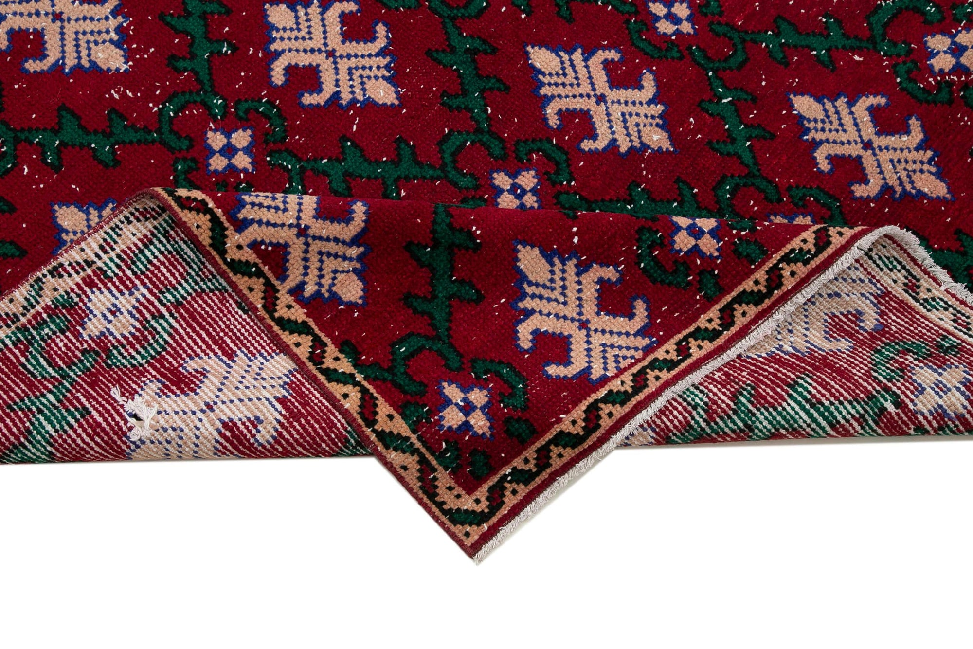 6 x 10 Red Bohemian Rug  - 1693