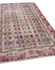 5 x 9 Red Bohemian Rug  - 1695