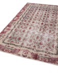 5 x 9 Red Bohemian Rug  - 1695