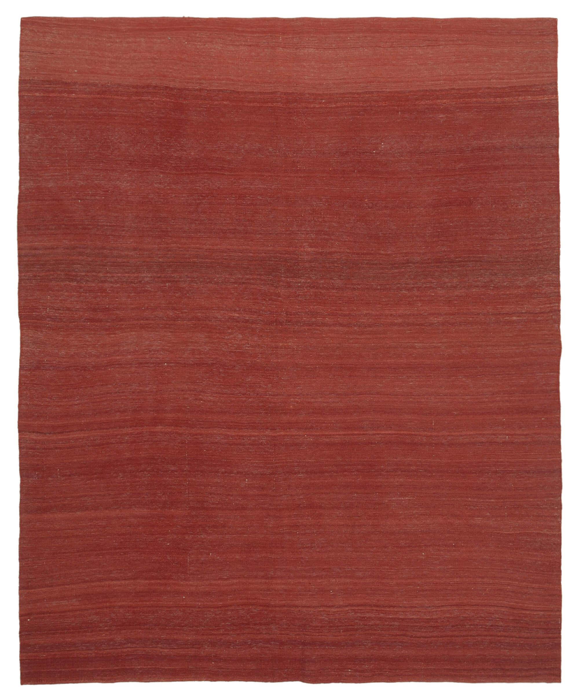 7 x 9 Red Contemporary Kilim Rug - 1716