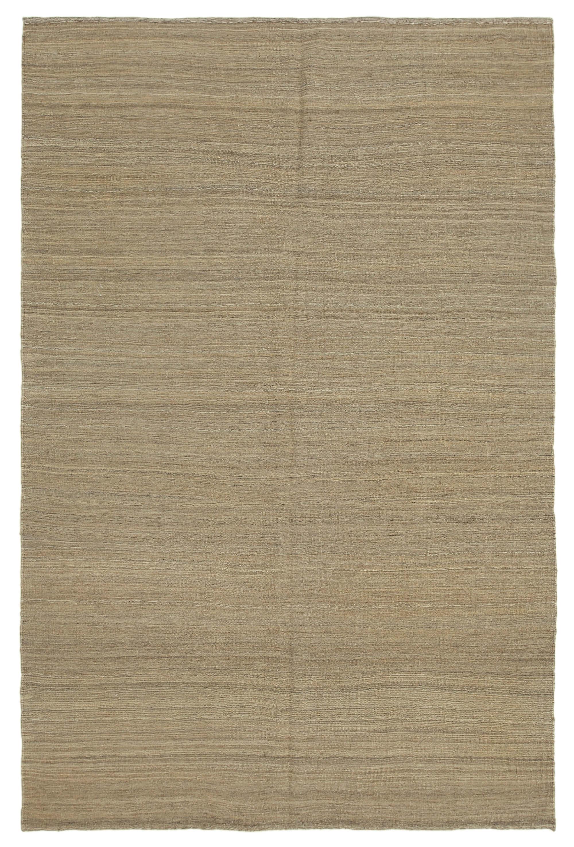 6 x 10 Beige Contemporary Kilim Rug - 1722