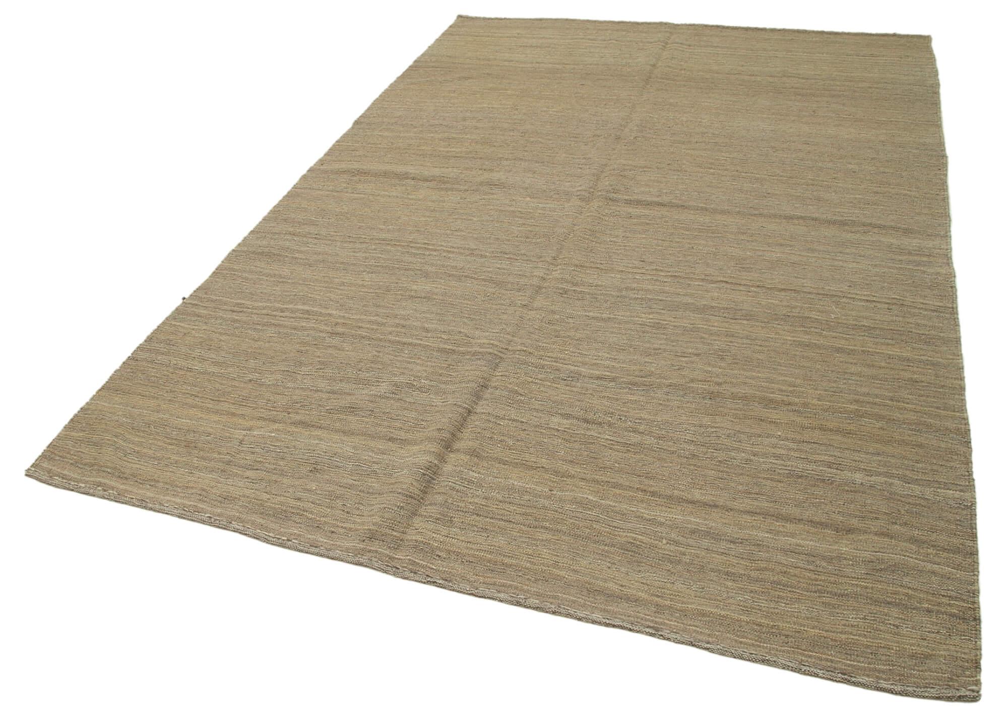 6 x 10 Beige Contemporary Kilim Rug - 1722